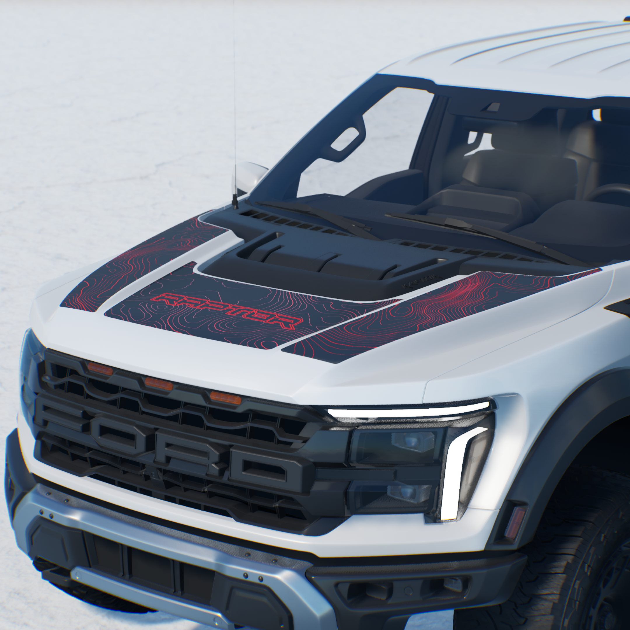 FORD F150 RAPTOR HOOD