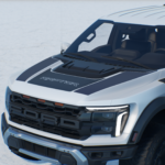 ford f150 raptor hood decal blackout