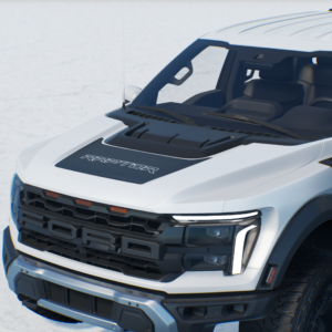 ford f150 raptor hood decal blackout