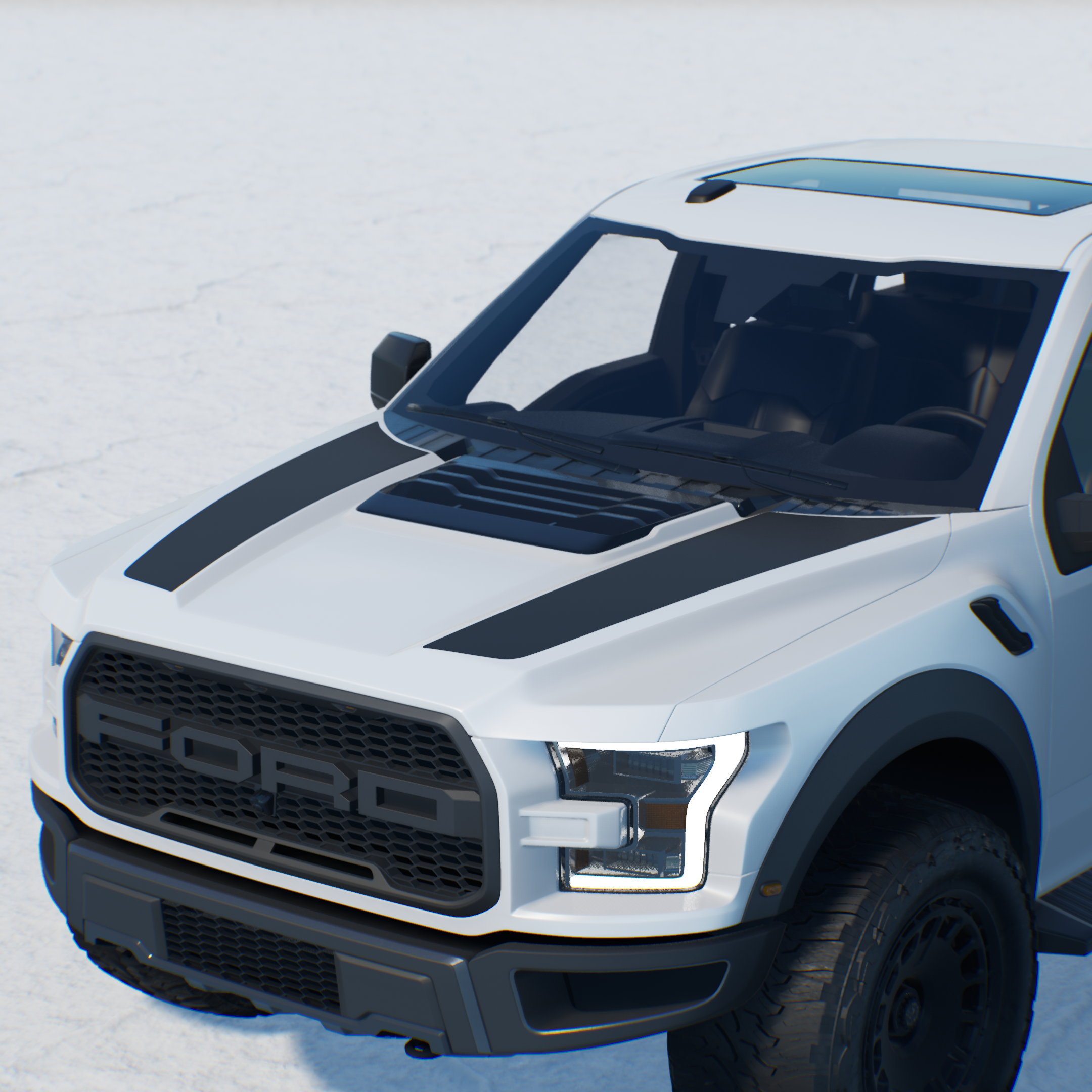 Ford Raptor GEN 2 Matte Black