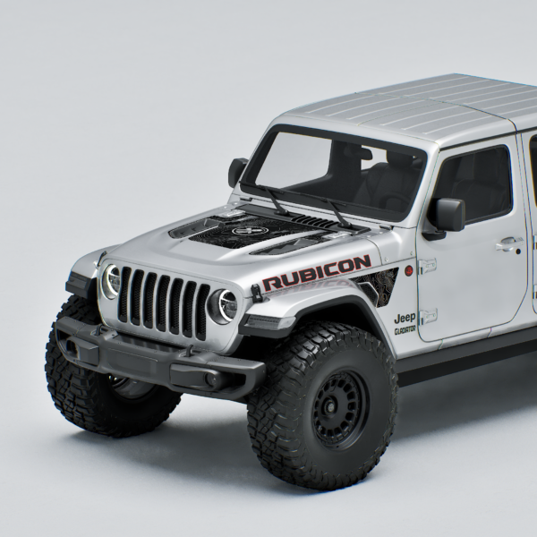 JEEP GLAD TERRAIN WHITE FENDER 2