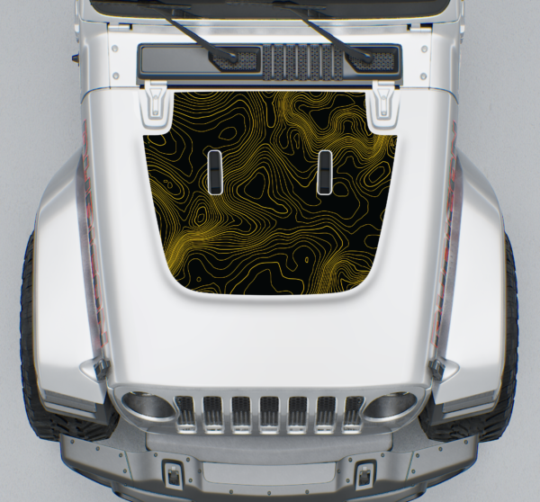 JEEP GLADIATOR HOOD MIKADO YELLOW TERRAIN