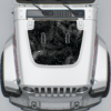 JEEP GLADIATOR HOOD WHITE TERRAIN